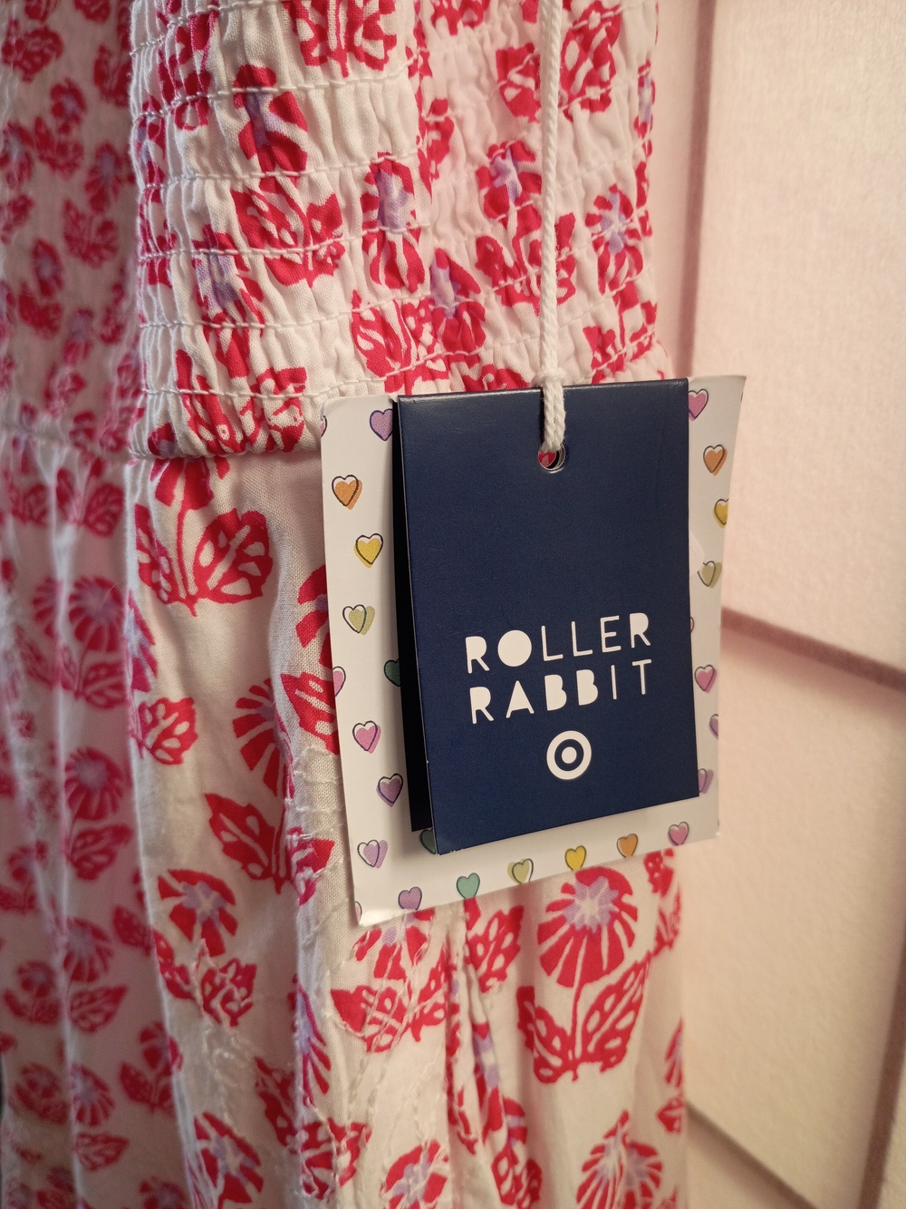 ROLLER RABBIT x Target Women’s White and Red Floral Tiered Maxi Dress - Picture 4 of 14